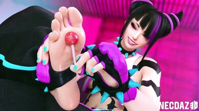 "Sexy schoolgirl Juri and her step-sister Han get intimate in a steamy compilation."