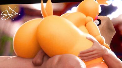 "Riding the Toy Chica's Wet and Wild Ride"