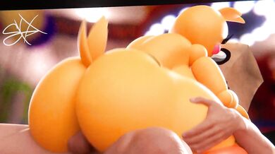 "Riding the Toy Chica's Wet and Wild Ride"