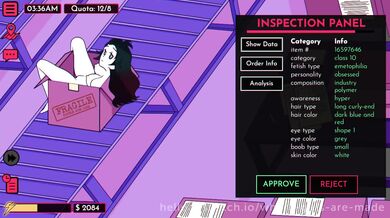 Rewritten as: "The Neurotic Nympho and Her Mental Manipulator"