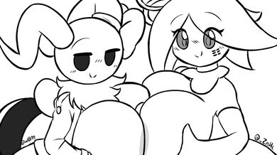 "The Sweet Pollen of Love: A Bee and Plant Paizuri Adventure"