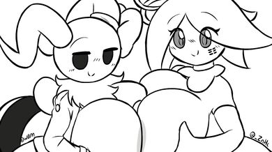 "The Sweet Pollen of Love: A Bee and Plant Paizuri Adventure"