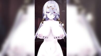 'Gigantic tits bouncing on the beach with Lila's sexy body'