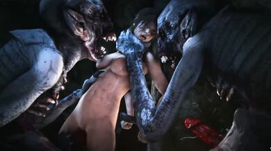 "Slave to the Beasts: Lara Bound and Abu*sed by Monstrous Creatures"