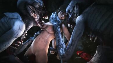 "Slave to the Beasts: Lara Bound and Abu*sed by Monstrous Creatures"