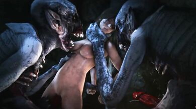 "Slave to the Beasts: Lara Bound and Abu*sed by Monstrous Creatures"
