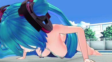 Hatsune Miku Takes a Dip in the Pool - The Prequel