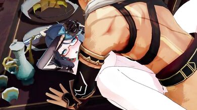 Watch as Xianyun and her mate, the birb, get down and dirty with each other in this Teshii Latte hentai porn video.