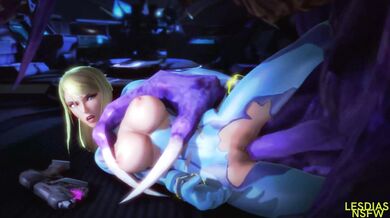 "Sexy Samus and Ridley Take a Side Fuck!"