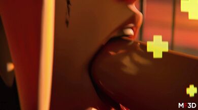 "[MILF] Mercy sucks you dry in a hot 4K and 60fps Hentai porn!"