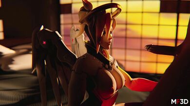"[MILF] Mercy sucks you dry in a hot 4K and 60fps Hentai porn!"