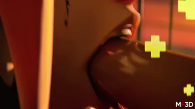 "[MILF] Mercy sucks you dry in a hot 4K and 60fps Hentai porn!"