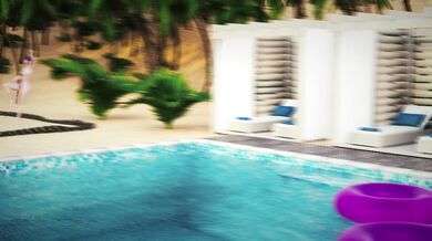 "[4K 60FPS] Poolside Fuck with Marie Rose"