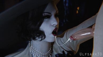 'Wickedly Stroking the Sultry Serpent: The Dimitrescu Dildo Adventure'