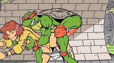 'Mutant Turtles: April & Mike - Forbidden Love'
