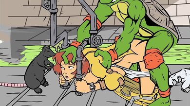 'Mutant Turtles: April & Mike - Forbidden Love'