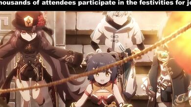 'Amidst the Darkness, Two Lanterns Shine Bright: The Tale of Genshin and His Lamp Stand'