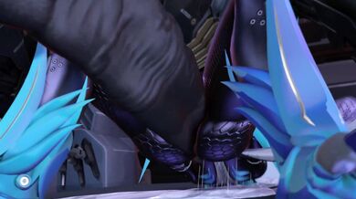 "The Sword of Justice: Blade and Alilkira in a Battle of Lustful Passions, Part 1 - The Crimson Throne."