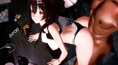 "Massive Cock Invades Virgin Anus!"