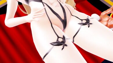 "Reborn in the Forest - Navia and Clorinde Make Love in Front of a Fireplace."