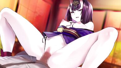 "The Demon of the Lantern and Momochiri, A Hentai Video"