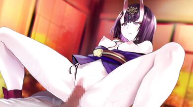 "The Demon of the Lantern and Momochiri, A Hentai Video"