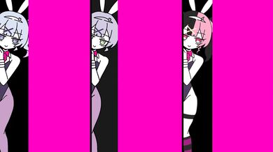 'Inside the Rabbit Hole: A 2D Side-by-Side Comparison of Pure Pornographic Delights.'