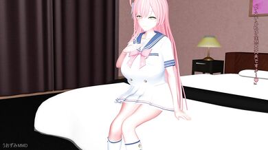 "My sexy encounter with my step sister and her friend, Uozumi Hanako WIP Blue-archive"