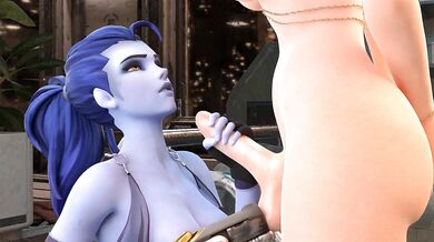 'Painful Pleasure: Widow's Ballbusting Handjob'