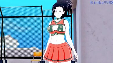 'My Hero Academia: Rooftop Romance between Momo Yaoyorozu and Izuku Midoriya'