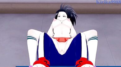 'My Hero Academia: Rooftop Romance between Momo Yaoyorozu and Izuku Midoriya'