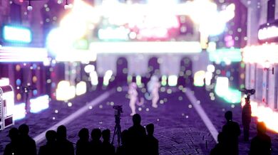 "Rocking out on the streets, Aqua and Lamy in an unexpected guerrilla performance!"