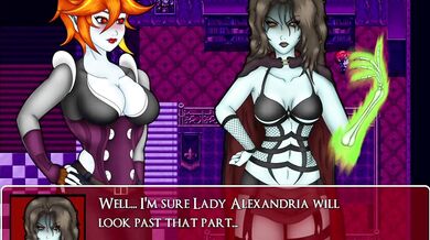 "Sexy Vampire Killer Strips Naked and Gets Fucked by Her Enemy's Daughter"