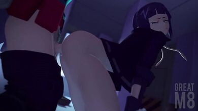 "Gokujou Saredo! Jirou pushes his giant cock into her tight pussy!"
