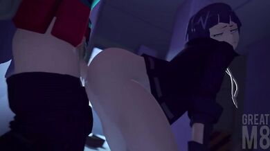 "Gokujou Saredo! Jirou pushes his giant cock into her tight pussy!"