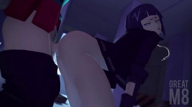"Gokujou Saredo! Jirou pushes his giant cock into her tight pussy!"