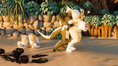 Hey there, I'm Drez and today my mission is to fuck two hot taomons! Let's see how well they take it.