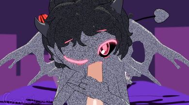 'Grope-happy demoness Ashley devours your cock!'