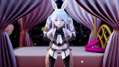 'Hentai Porn Party: Mel, Aqua, Shion & Pekora in Lingerie [半補皮]'