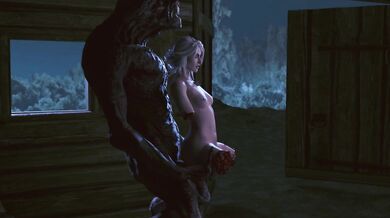 "Siri Got Caught by a Monstrous Beast and Was For*ced to Service Him in the Forest!"