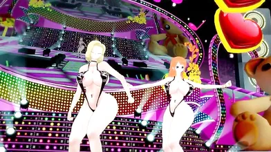 'NamiLovesbbc - Nami and Android 18 Kiss Me in the Closet Sexy Dance Porn Buddies 18 Years Old '