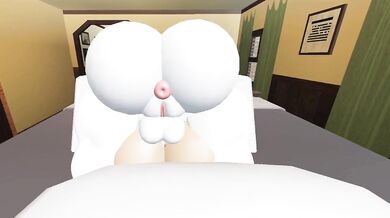 "Massive Tits and a Huge Dick: Frisk Gets Cucked by a Futanari in Roblox"