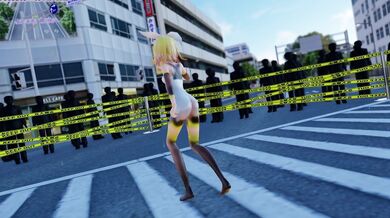 'Kagamine Rin's Body Painted Nude Girls'