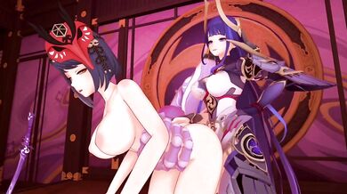 'Futa Raiden Shogun Take Over (FutaFlux)'