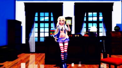 "Sailor Shimakaze's Sweet Melody: The Adventures of Chika-Chika Hamselvish"