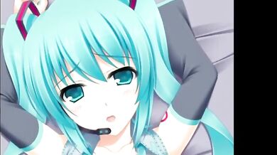 "Miku Hatsune, the Sexy Cyborg Vocaloid."