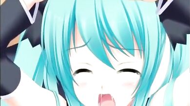 "Miku Hatsune, the Sexy Cyborg Vocaloid."