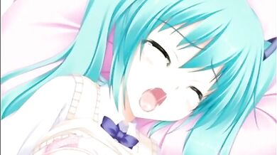 "Miku Hatsune, the Sexy Cyborg Vocaloid."