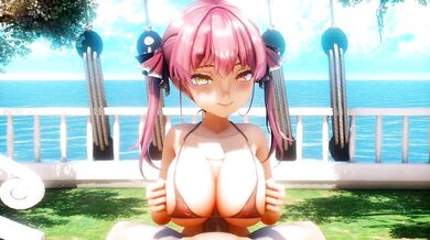 'Hentai Marine Bombshell Paizuri with Cherry Boy, No Watermark'