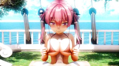 'Hentai Marine Bombshell Paizuri with Cherry Boy, No Watermark'